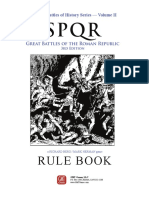 Rule Book: The Great Battles of History Series - Volume II