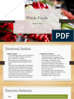 Increase Whole Foods Market Share 20% by 2016