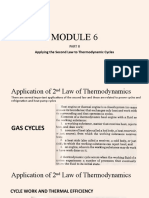 Applying The Second Law To Thermodynamic Cycles