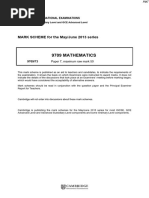 June 2013 (v3) MS - S2 CIE Maths A-Level