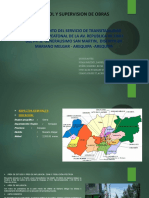 Mejoramiento Del Servicio de Transitabilidad Vehicular y Peatonal