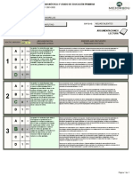 Evaluación diagnóstica 4° grado lectura