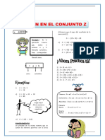 Adición-De-Números-Enteros 18 de Mayo Practica