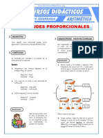 Magnitudes Proporcionales para 13 e Setiembre