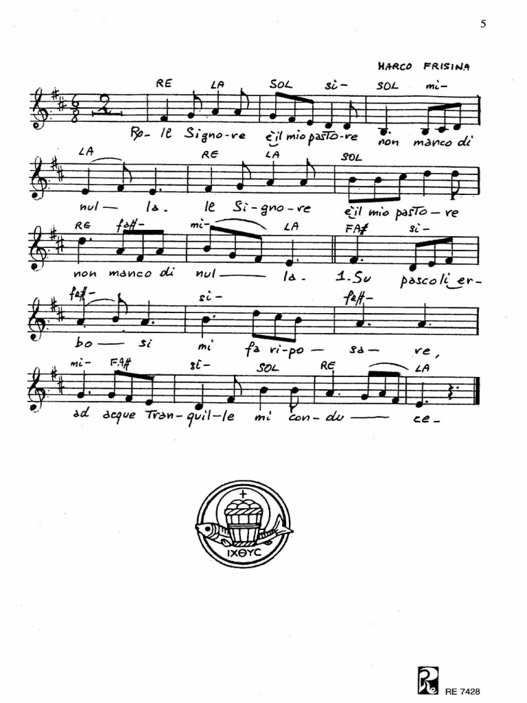 Benedici Il Signore Anima Mia Frisina Testo 1marco-frisina-benedici-il-signore-partiture-complete 7 | PDF