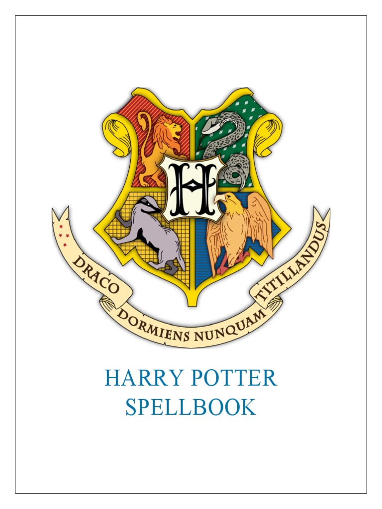 Comprehensive Harry Potter Spellbook PDF Fantasy Contemporary