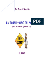 Bài giảng an toàn phòng thí nghiệp 