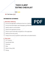 OWASP Pentesting Checklist