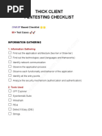 OWASP Pentesting Checklist