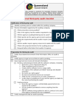 External Third-Party Audit Checklist