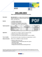 DIELUBE-990V: Water Soluble Lubricant For Aluminum Die-Casting