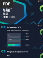 HTML Forms Best Practices