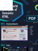 3 Real World Examples of Semantic HTML