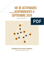 Informe de Actividades SEPTIEMBRE