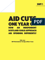 Aid Cuts One Year On: How An Independent Scotland Could Approach Aid Spending Differently