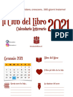 Calendario Ufficiale Il Club Del Libro 2021