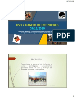 USO Y MANEJO DE EXTINTORES Nov 2020