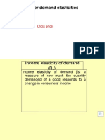 Online Lecture 7 - Other Demand Elaticities, Elasticity of Supply