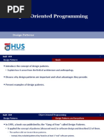 WJ20228 OOP10 DesignPatterns