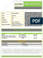 Data Sheet PMB HDPE 221P