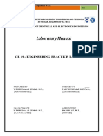 Laboratory Manual: Ge 19 - Engineering Practice Laboratory