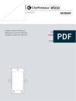 Manual Sonda Exterior S Fios Chaffoteaux