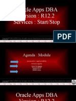 Oracle Apps DBA Version: R12.2 Services: Start/Stop: Prohibited