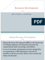 Human Resource Development: DR Ankita Pathak