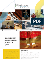 Kalakendra Arts Center Brochure