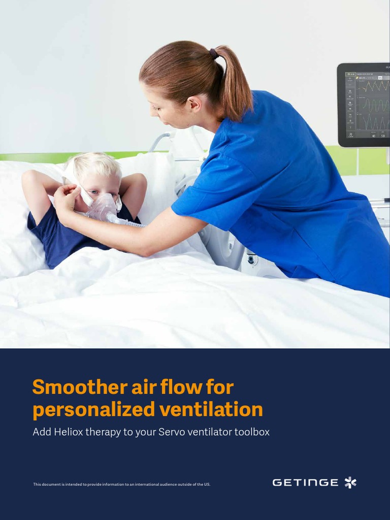 Heliox Brochure For ServoU N and U MrEnNon Us PDF Health