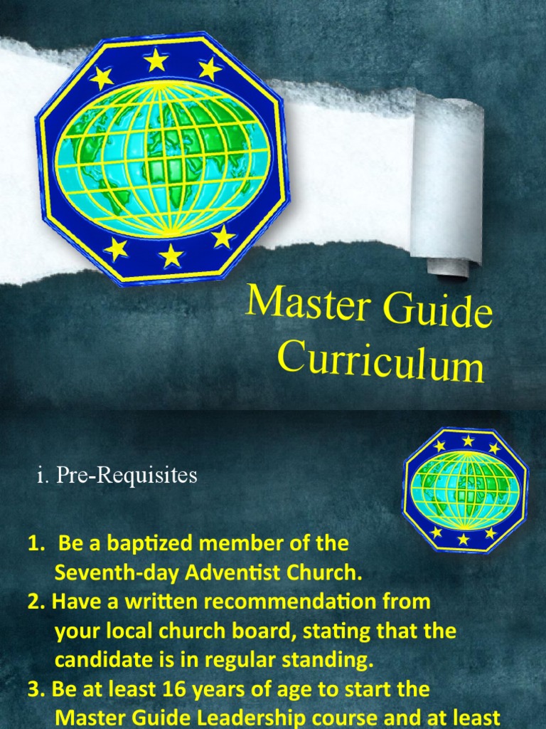 Master Guide Curriculum PDF Religious Organizations Restorationism (Christianity)