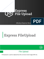 Express File Upload: #Node - Js Express Notes