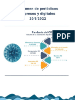 Resumen de periódicos impresos y digitales 20/6/2022