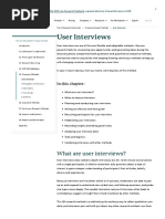 User Interviews For UX Research - What, Why & How