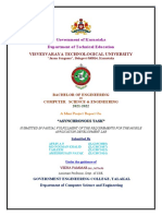 Visvesvaraya Technological University: Government of Karnataka Department of Technical Education