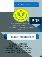 Tugas Laporan Project: Program Pasca Sarjana Pendidikan Dasar Universitas Negeri Jakarta 2015/2016