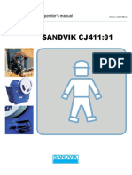 SANDVIK CJ411:01: Operator's Manual
