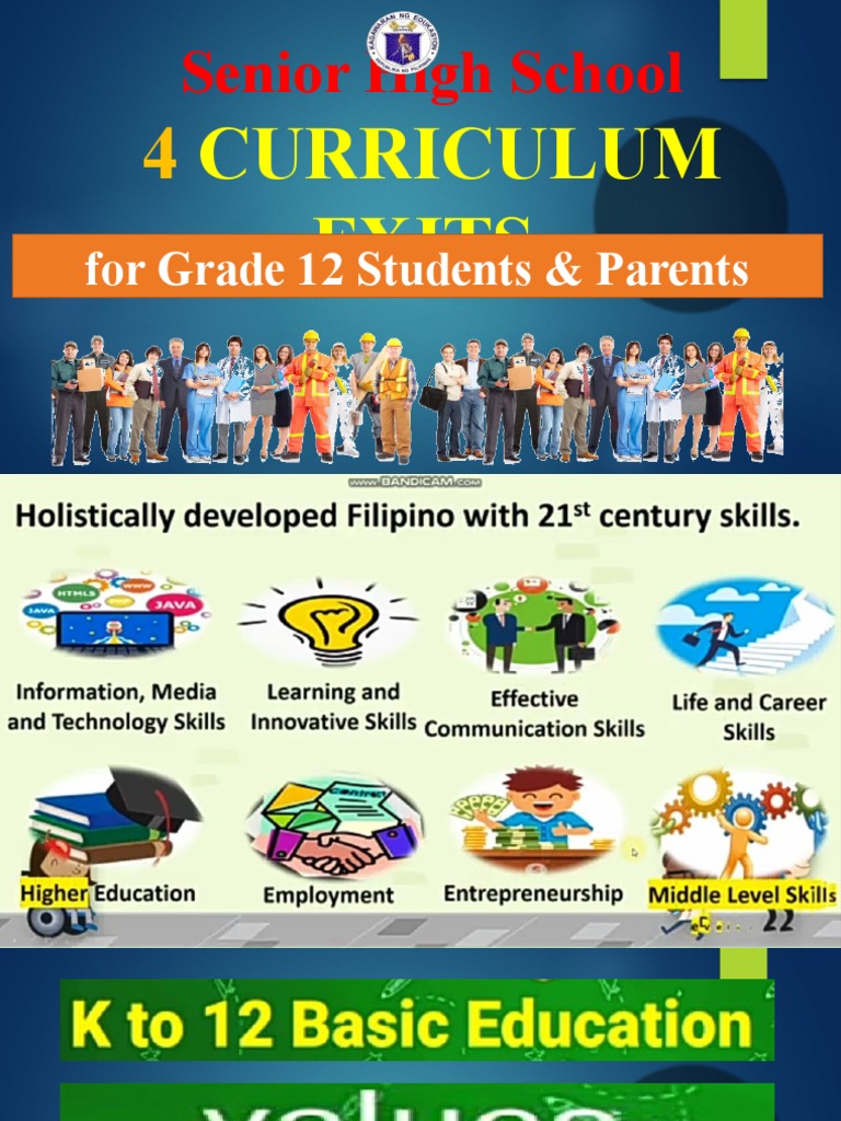 Grade 12 (4 Curriculum Exits) PDF