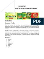 Top 2 Players in Indian Tea Industry: Tata Tea Company Profile