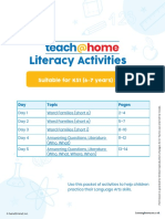 Teach: Literacy Activities