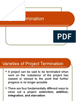 14 - Project Termination