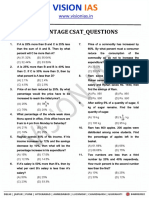 Classroom 1 Percentage For CSATQE