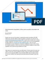 Gerenciamento Projetos 6 Dicas para Seu Plano Projeto Dar Certo