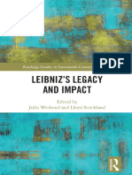 Leibniz's Legacy and Impact by Julia Weckend Lloyd Strickland