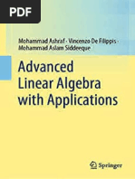 Advanced Linear Algebra With Applications - Mohammad Ashraf & Vincenzo de Filippis & Mohammad Aslam Siddeeque