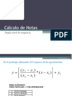 Cálculo de Notas (Fórmula)