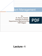 Chapter - 2 - Plant Management