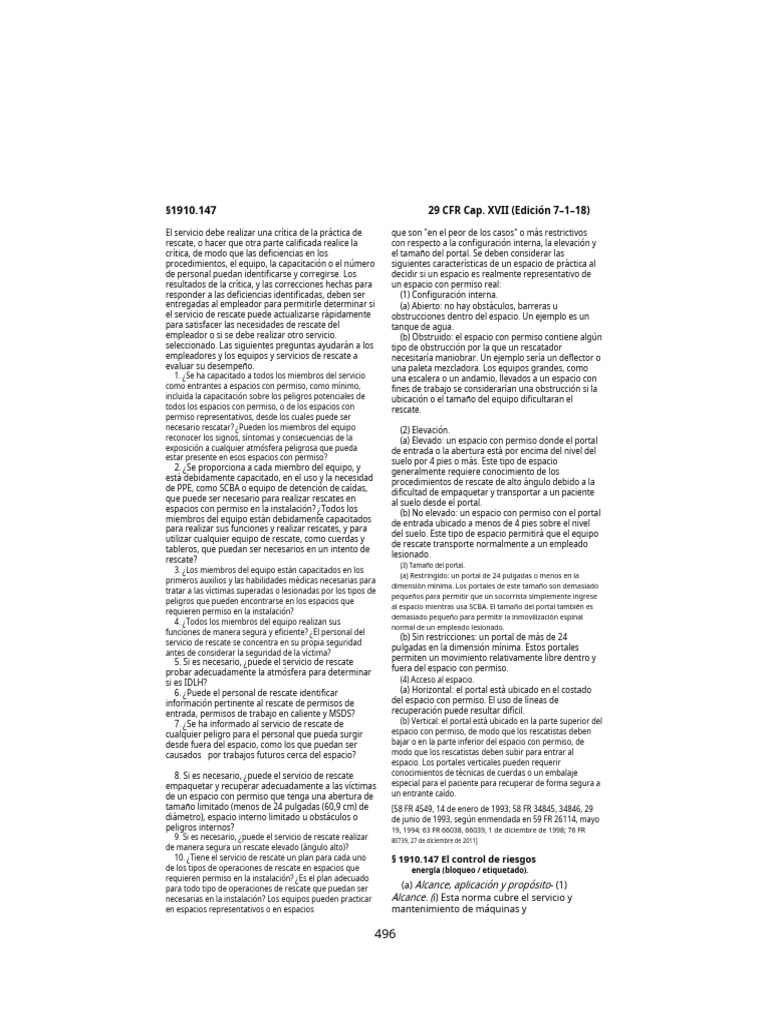 Osha cfr 2018 titulo 29 volumen 5 seccion 1910 147 pdf