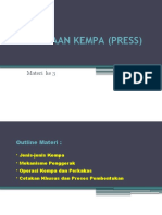 Pengerjaan Kempa (Press)