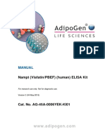 Manual: Nampt (Visfatin/PBEF) (Human) ELISA Kit